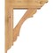 Ekena Millwork Olympic Traditional Smooth Bracket w/ Offset Brace, Western Red Cedar, 5 1/2"W x 18"D x 22"H BKT0604X18X22OLY01SWR - alternate 4